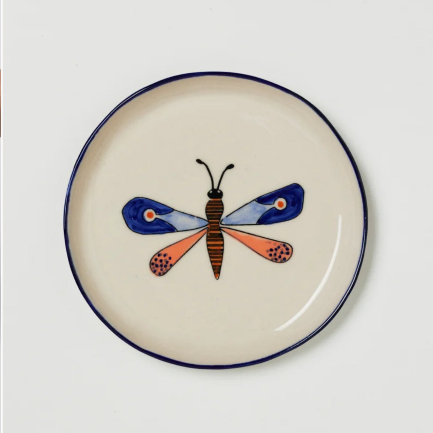 Moth Party Tray - Blue