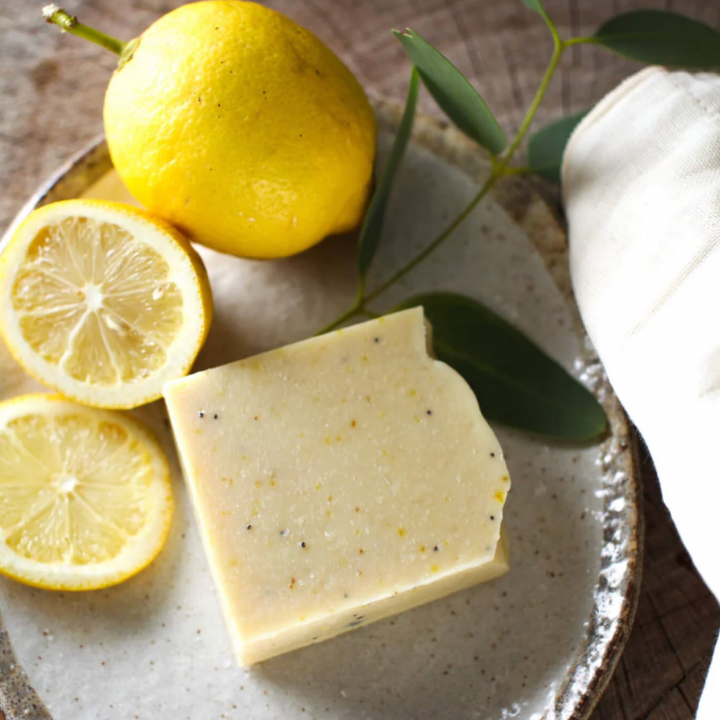Lemon Myrtle & Poppyseed Scrub Soap