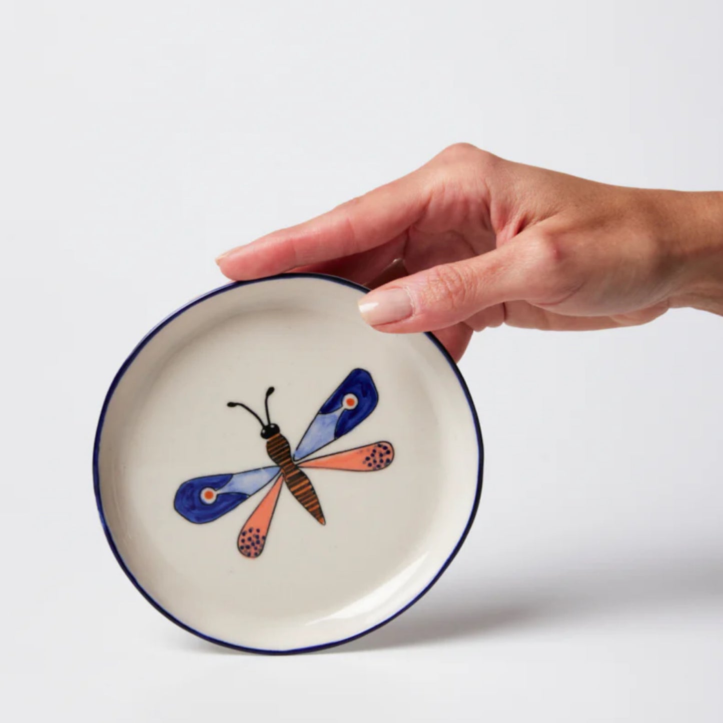 Moth Party Tray - Blue