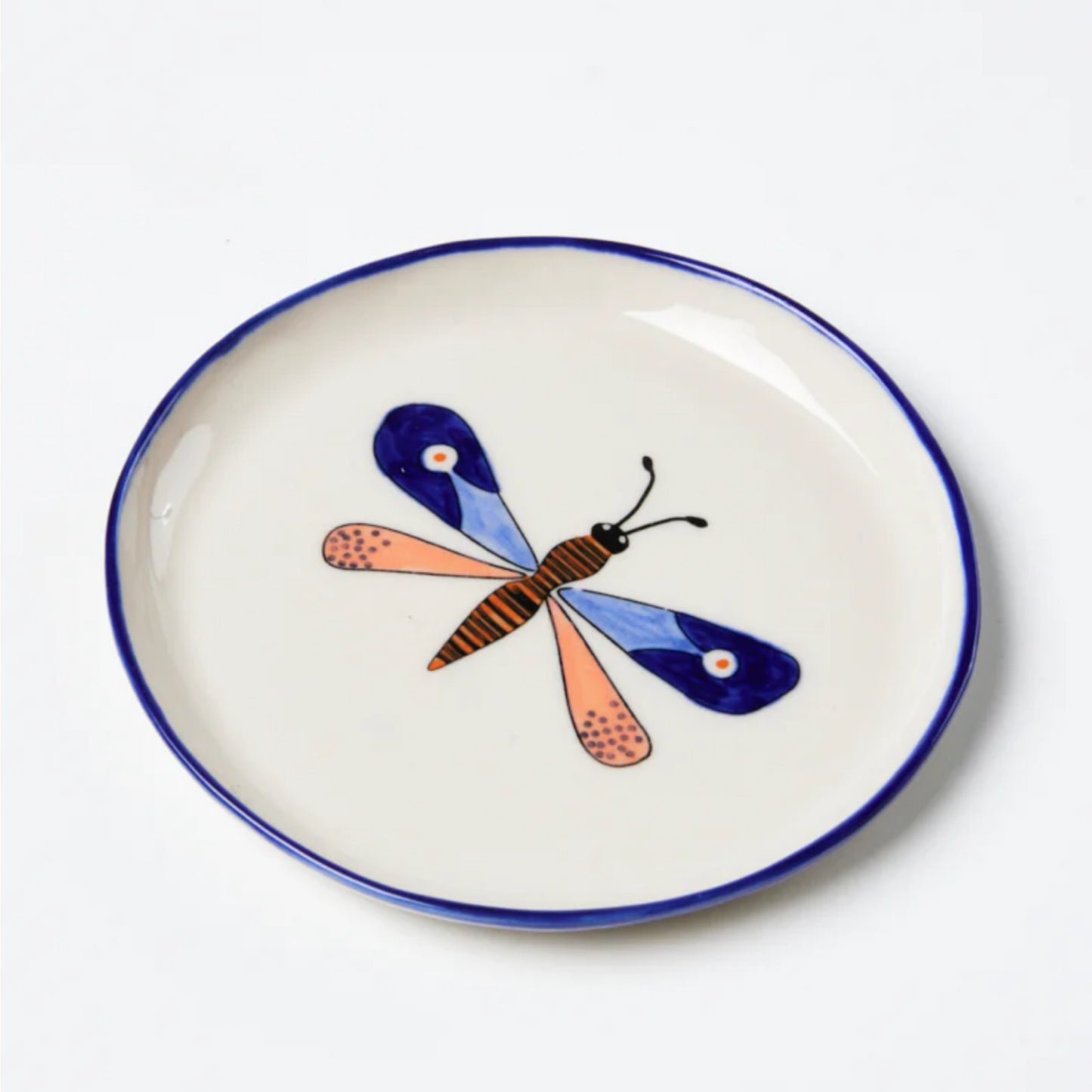 Moth Party Tray - Blue