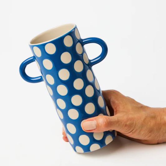 Griffe Blue Spot Bud Vase