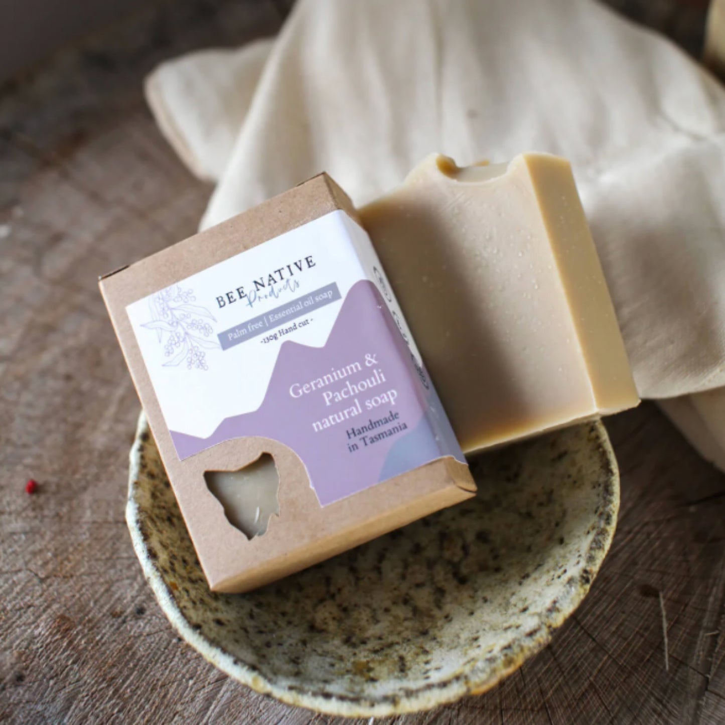 Geranium and Patchouli Coconut Milk Soap Bar