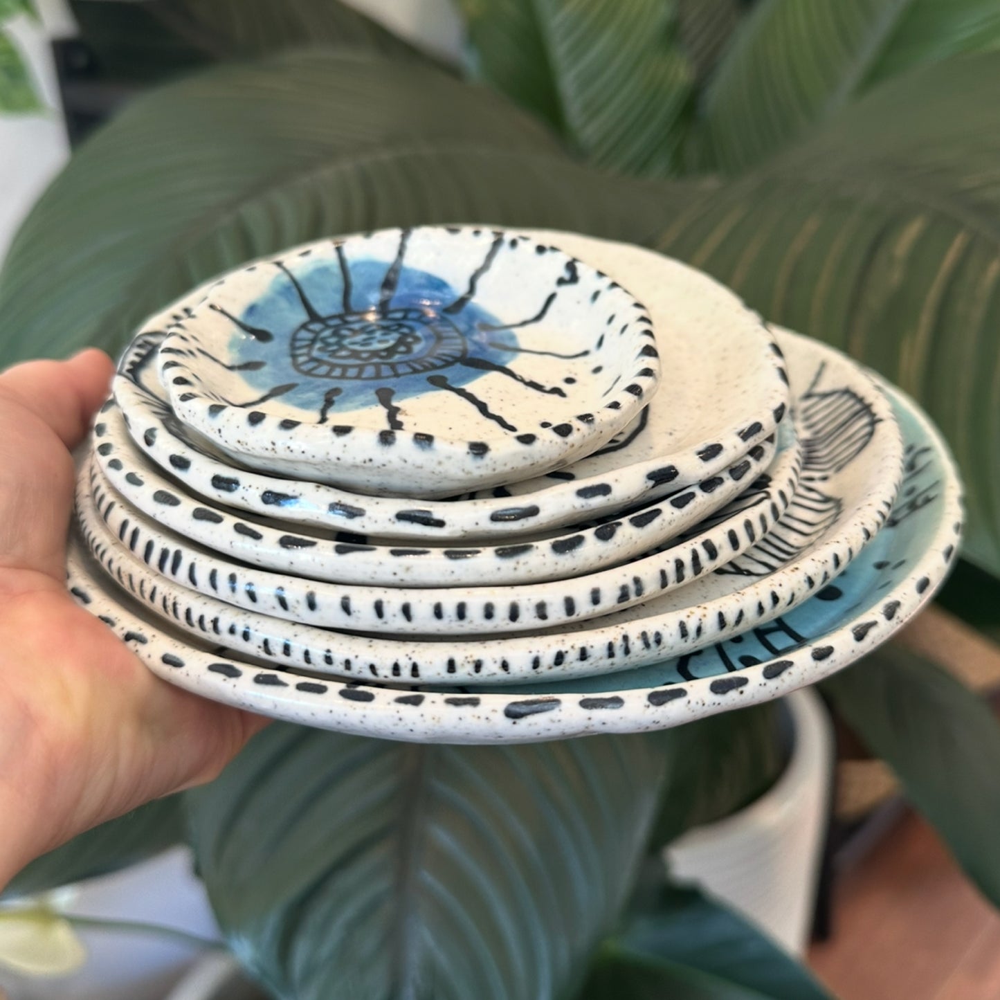 P Koehn-Meme Stoneware Plate large