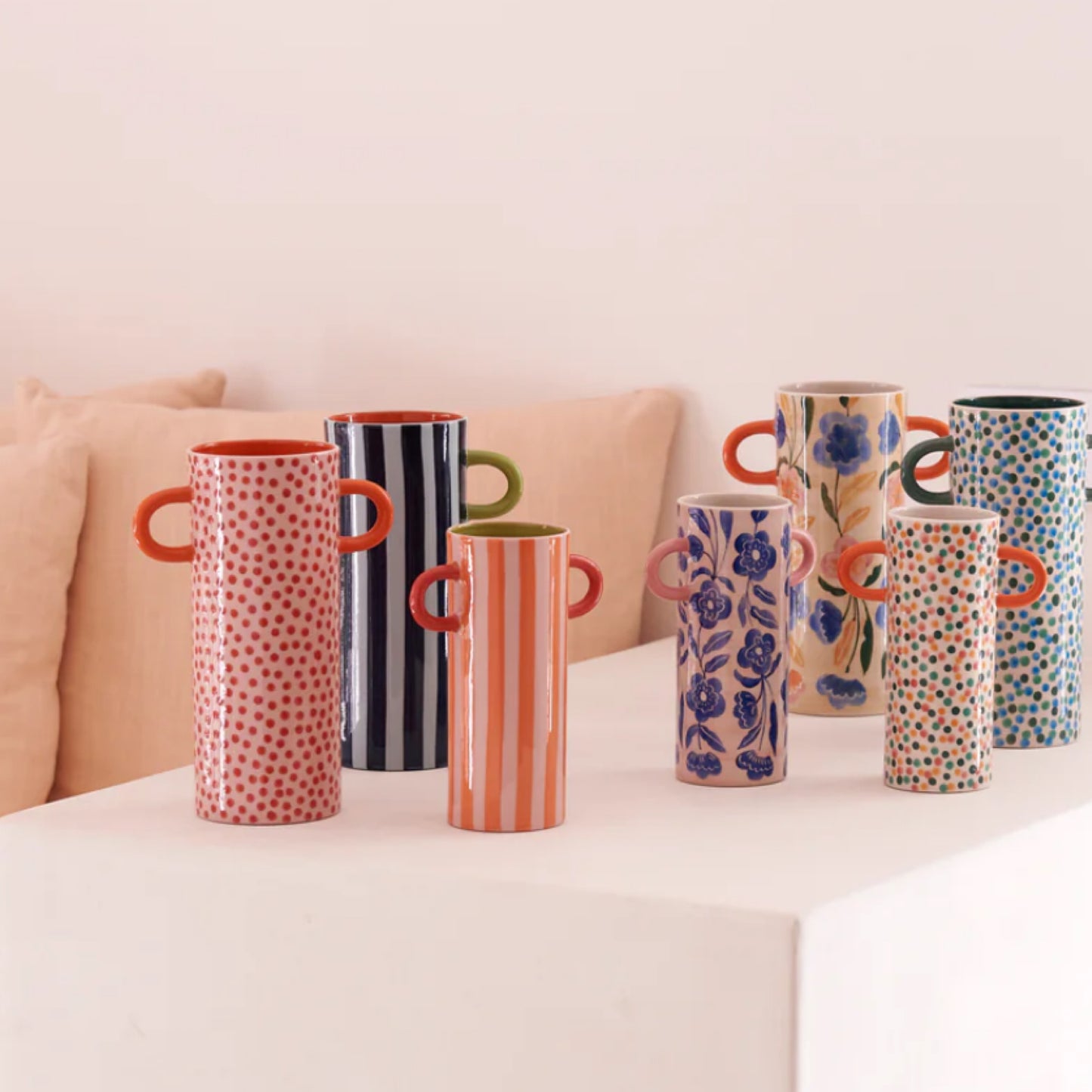 Griffe Warm Stripe Bud Vase