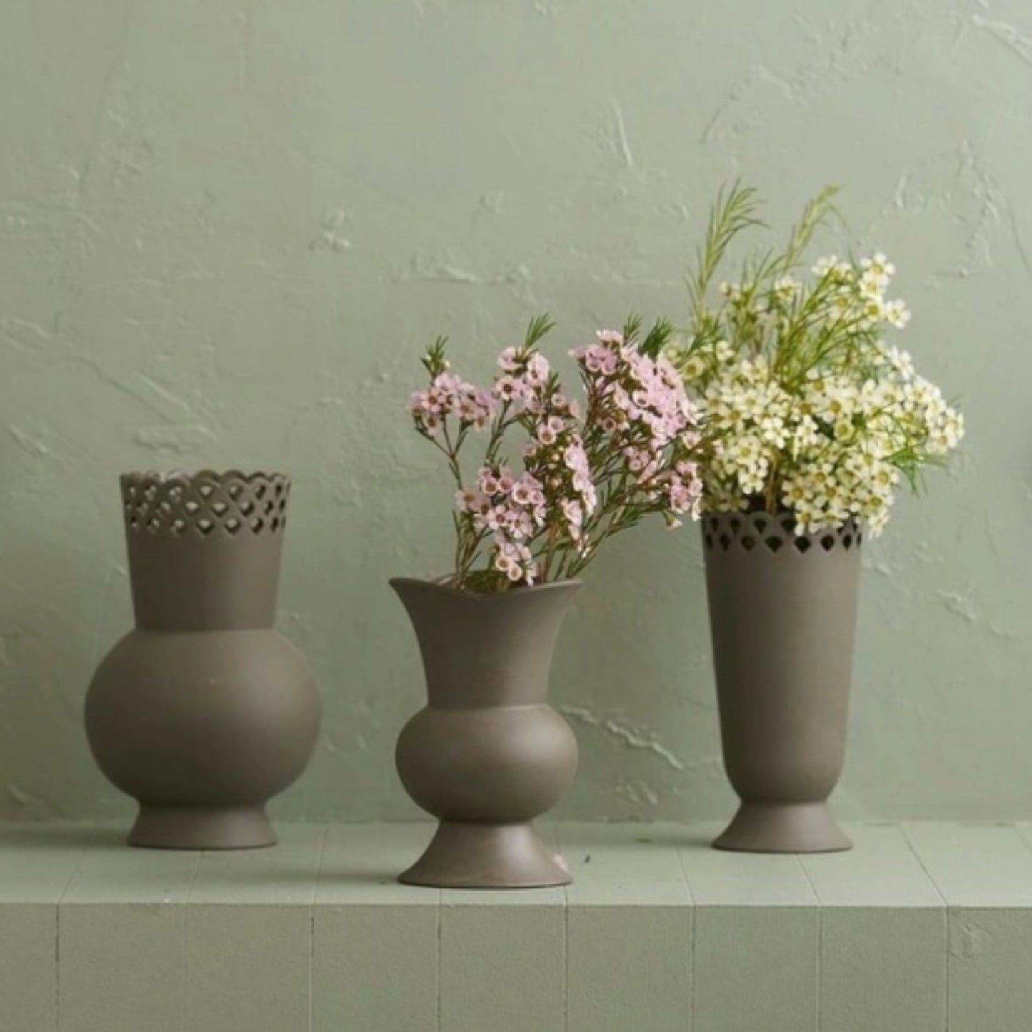 Peacock Stem Vase