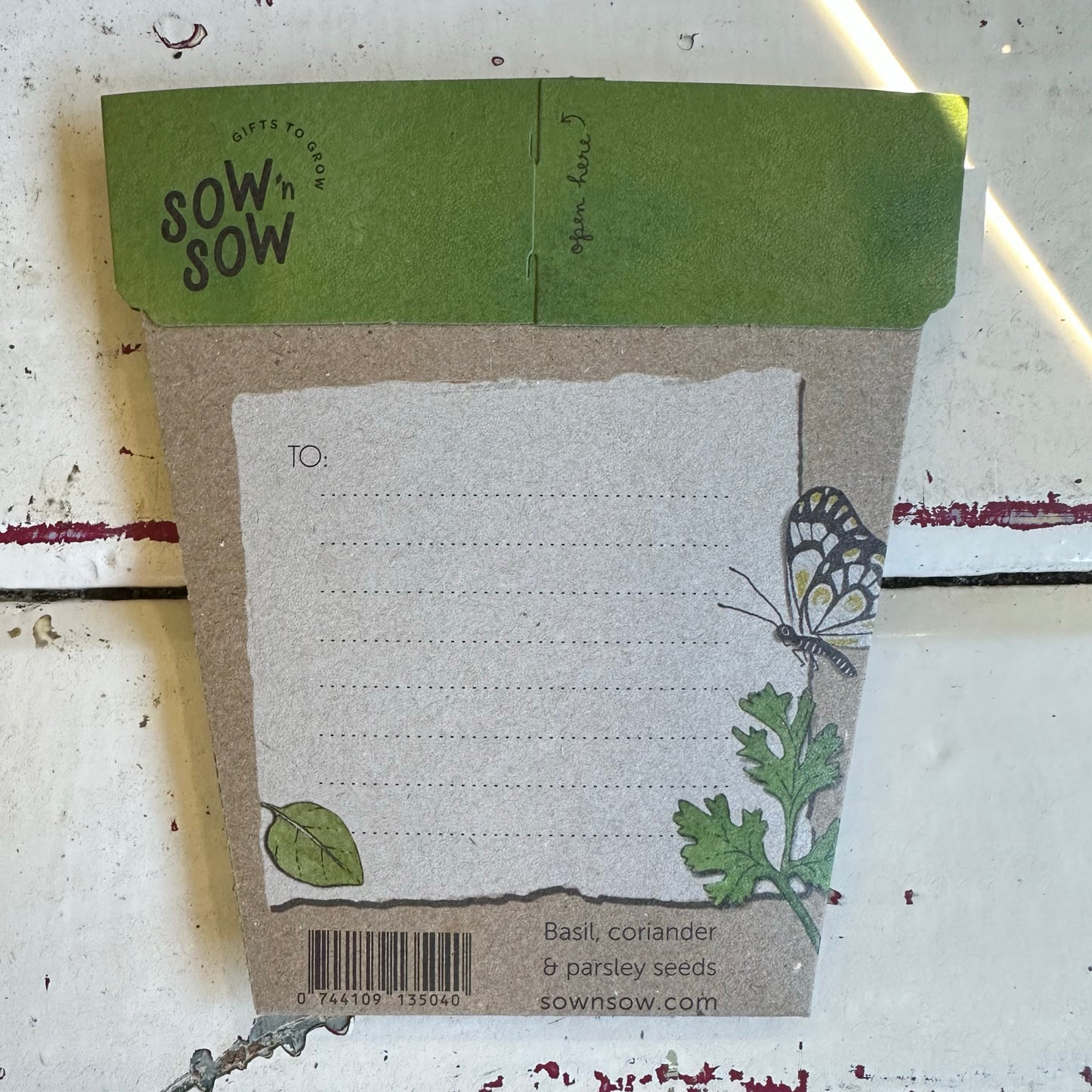 Gift of Seeds Packet