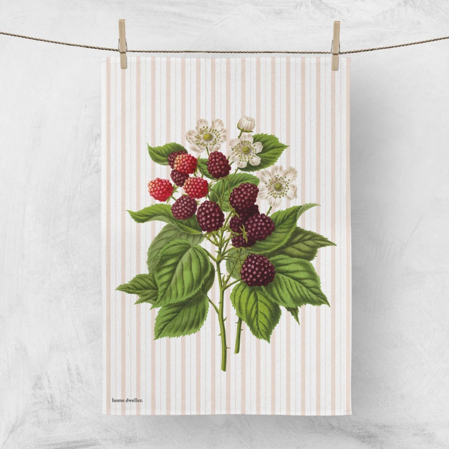 Berries Art Tea Towel