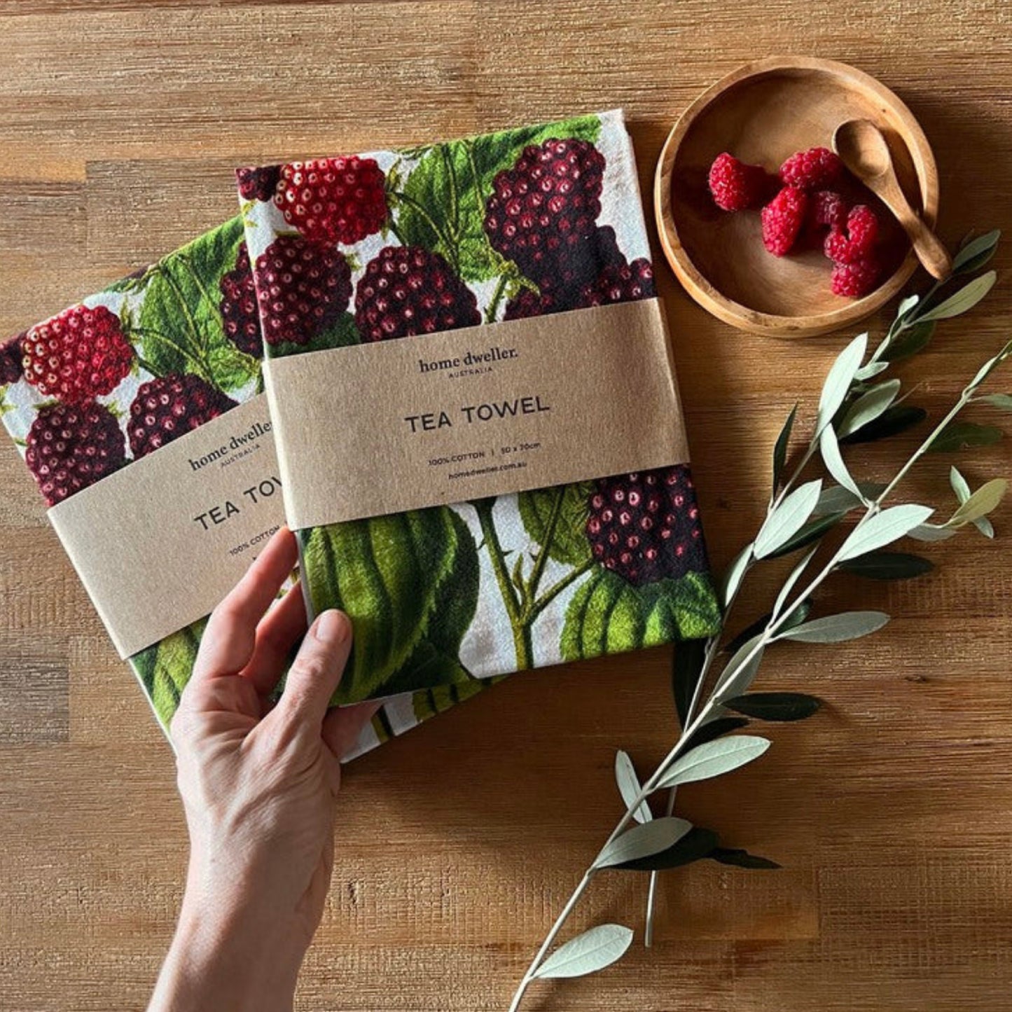 Berries Art Tea Towel